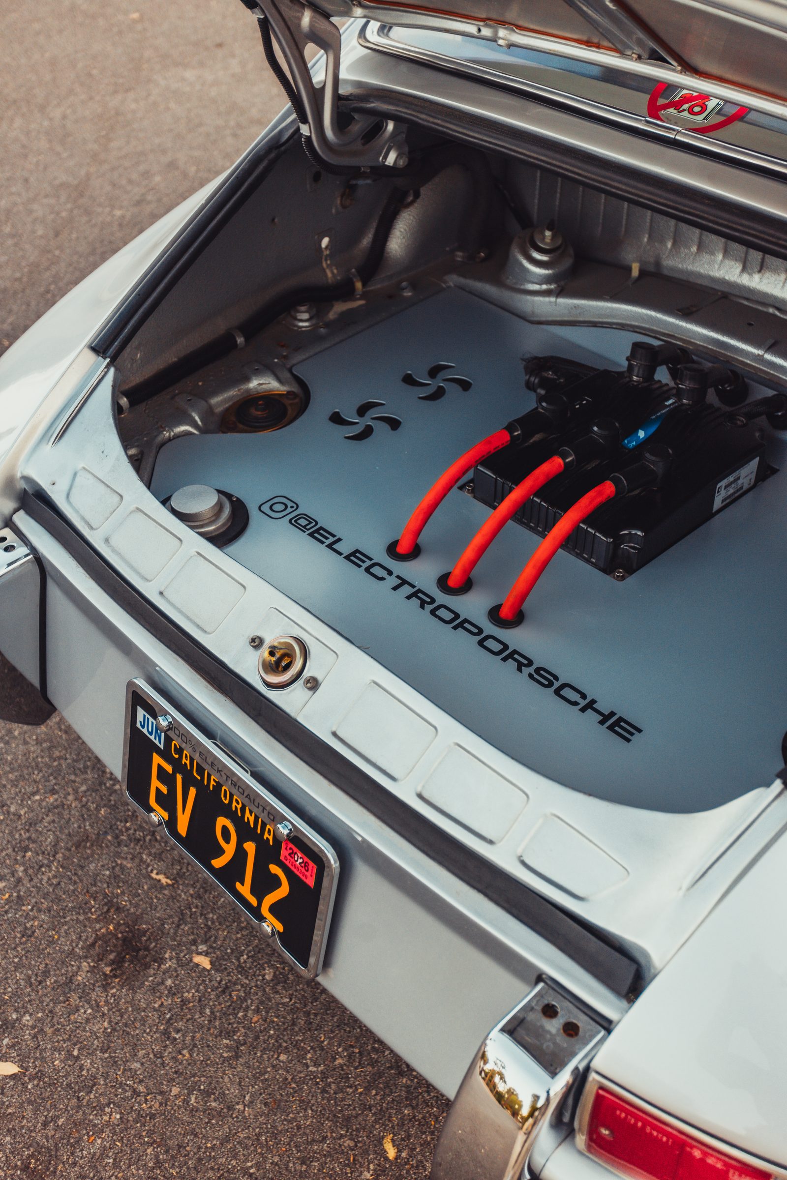 Version 2.0 — EV West electric drivetrain, EV 912 plate